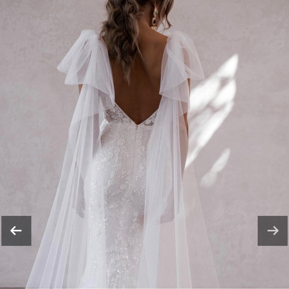 Made With Love Long Tulle Bows for wedding dress